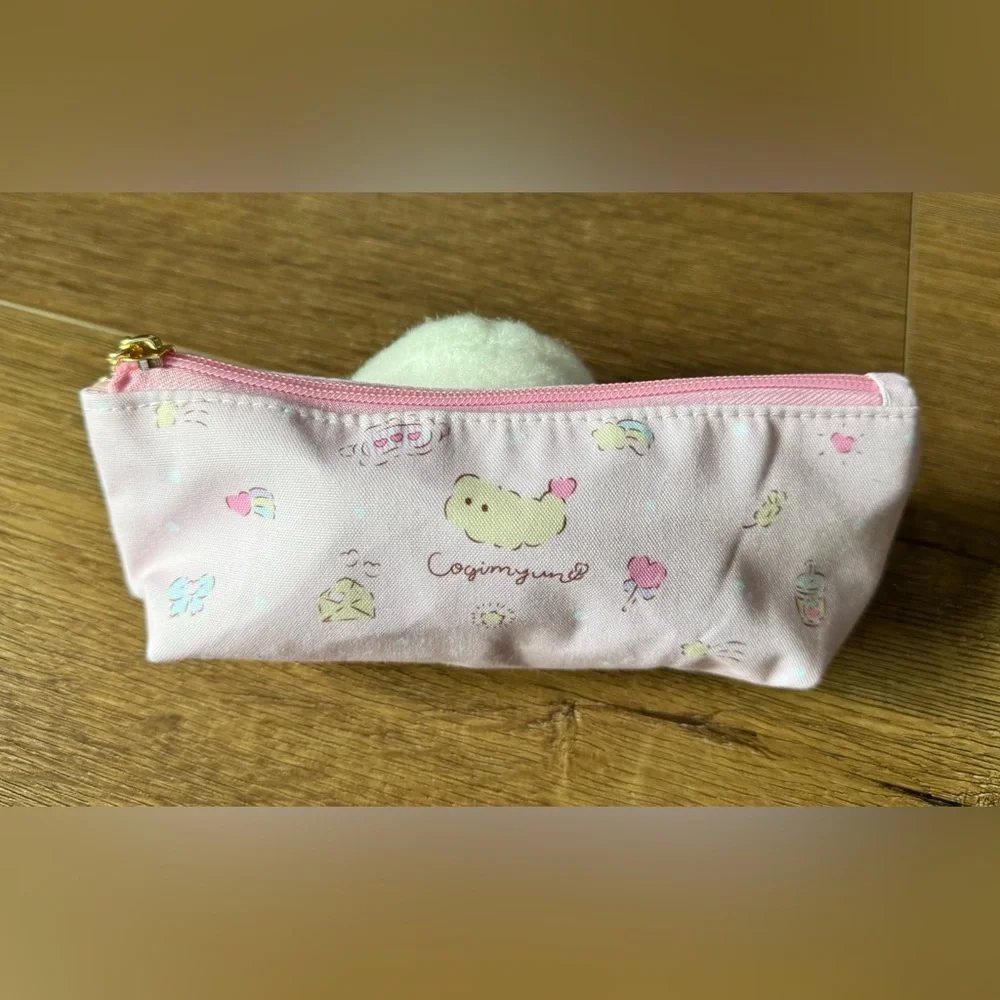SANRIO-NWOT COGIMYUN Pink 3D Plush Pencil Case